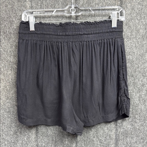 Abercrombie & Fitch Black Athletic Shorts with Elastic Waistband - Picture 3 of 4